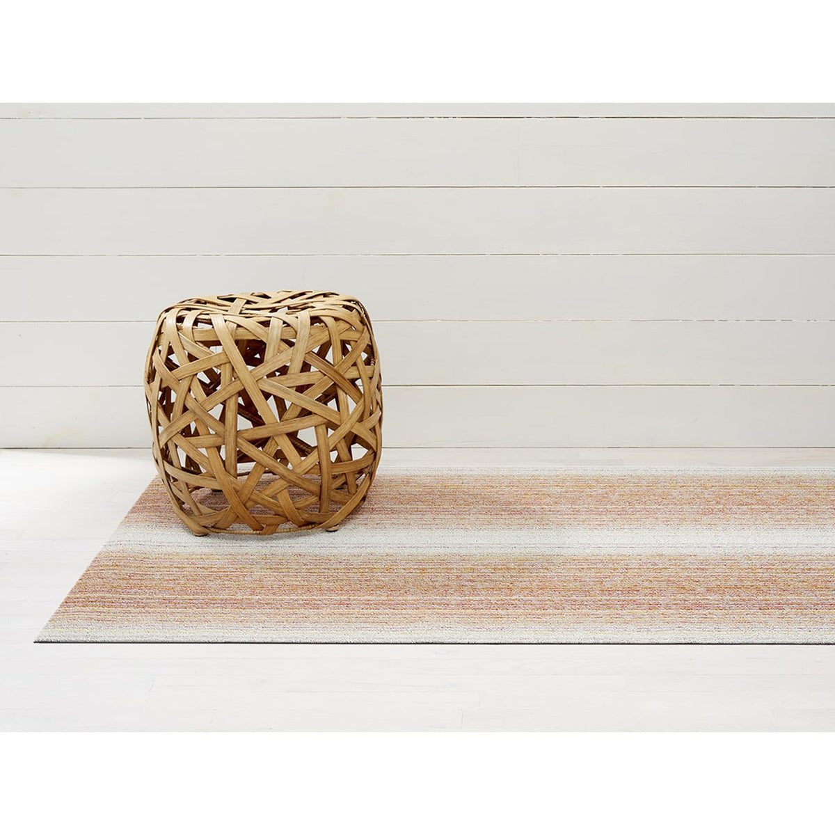 Sunrise Fade Stripe Shag Mat by Chilewich