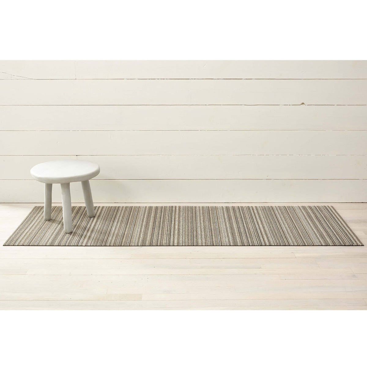 Birch Skinny Stripe Shag Mat by Chilewich - Vertigo Home