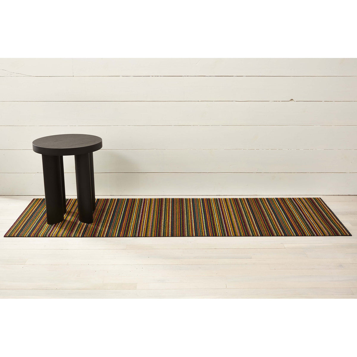 Bright Multi Skinny Stripe Shag Mat by Chilewich - Vertigo Home