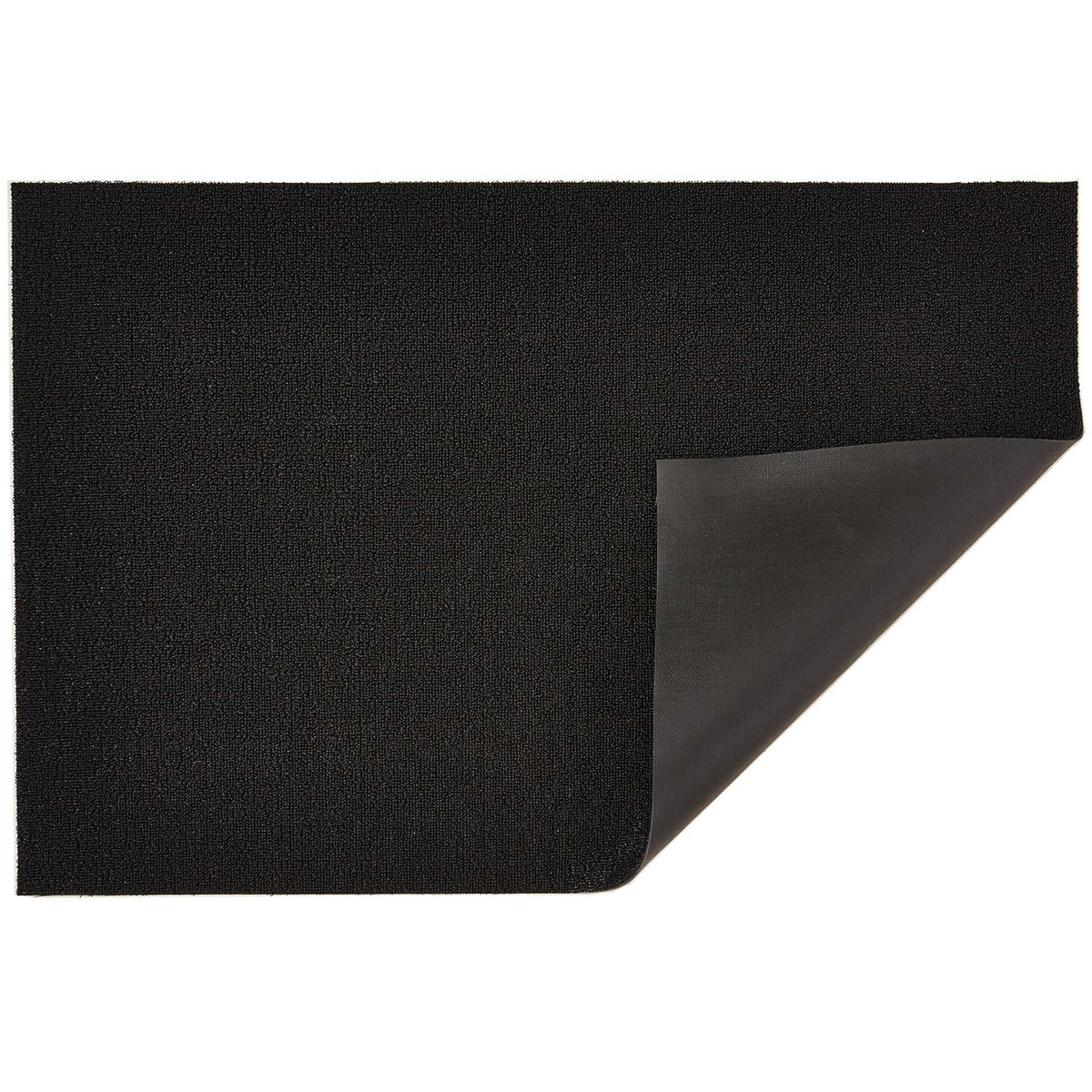 Black Solid Shag Mat by Chilewich - Vertigo Home