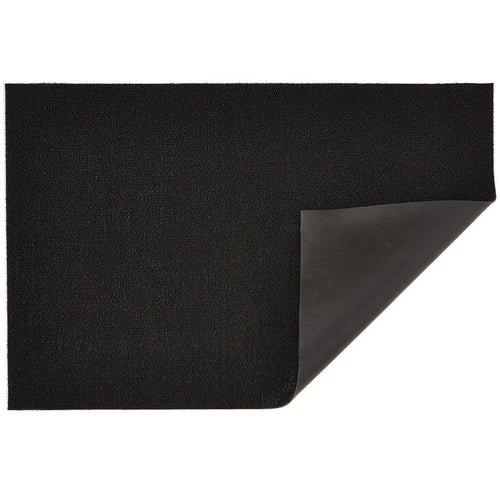 Black Solid Shag Mat by Chilewich - Vertigo Home