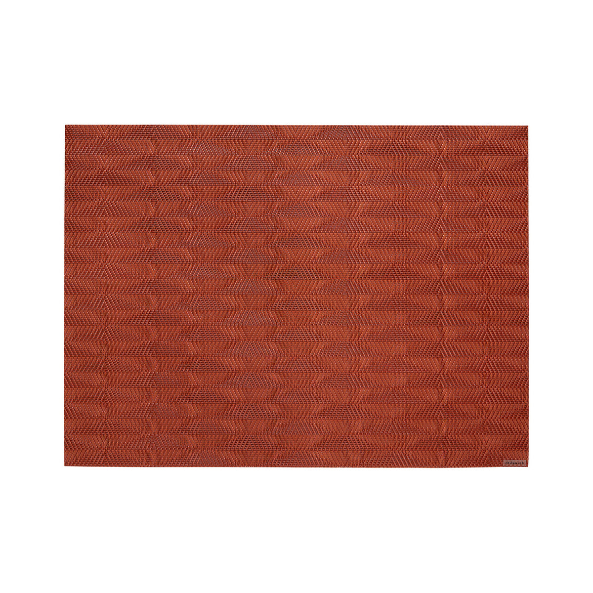 Chilewich Arrow in Paprika, rectangle on a white background