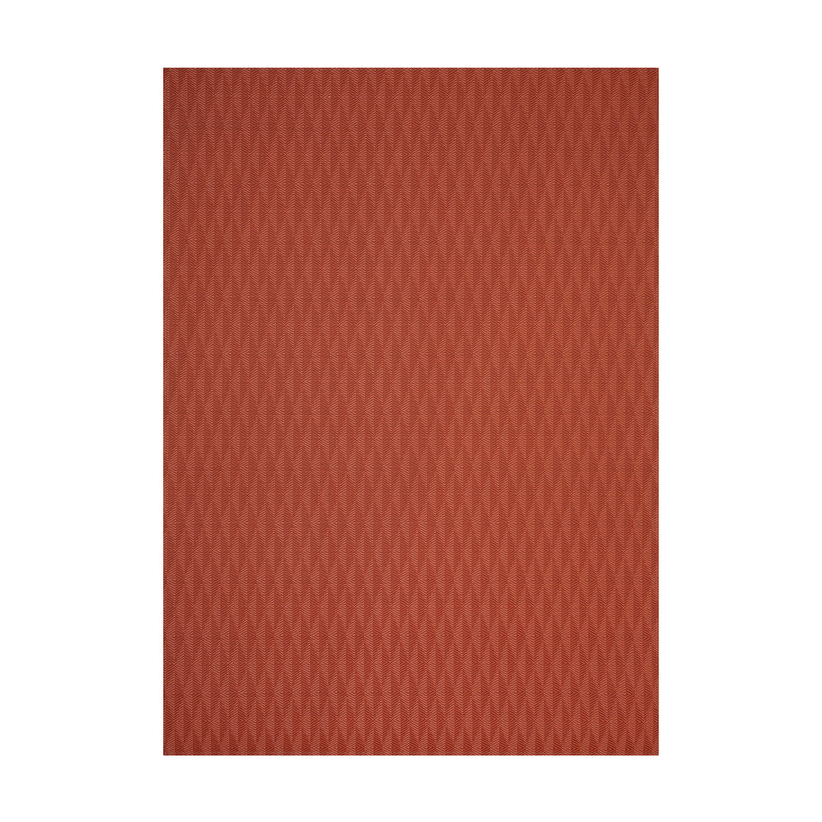 Arrow / Paprika woven floor mat by Chilewich, studio view