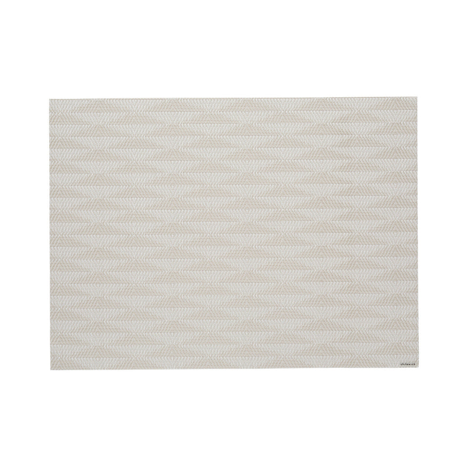 Chilewich Arrow in Porcelain, rectangle on a white background