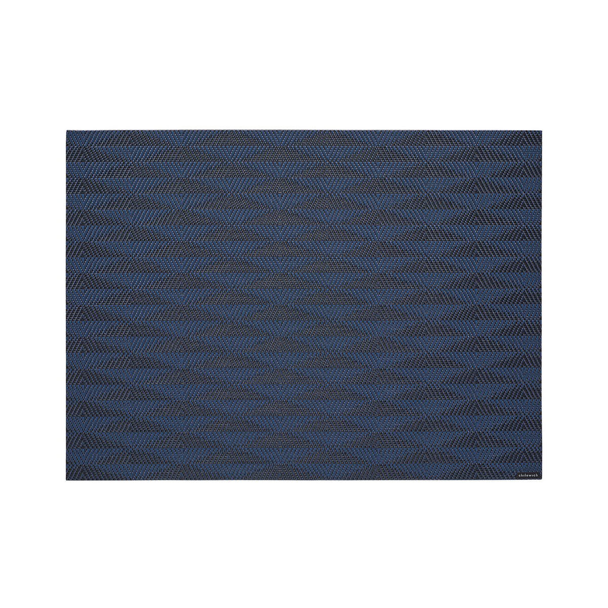 Chilewich Arrow in Sapphire, rectangle on a white background
