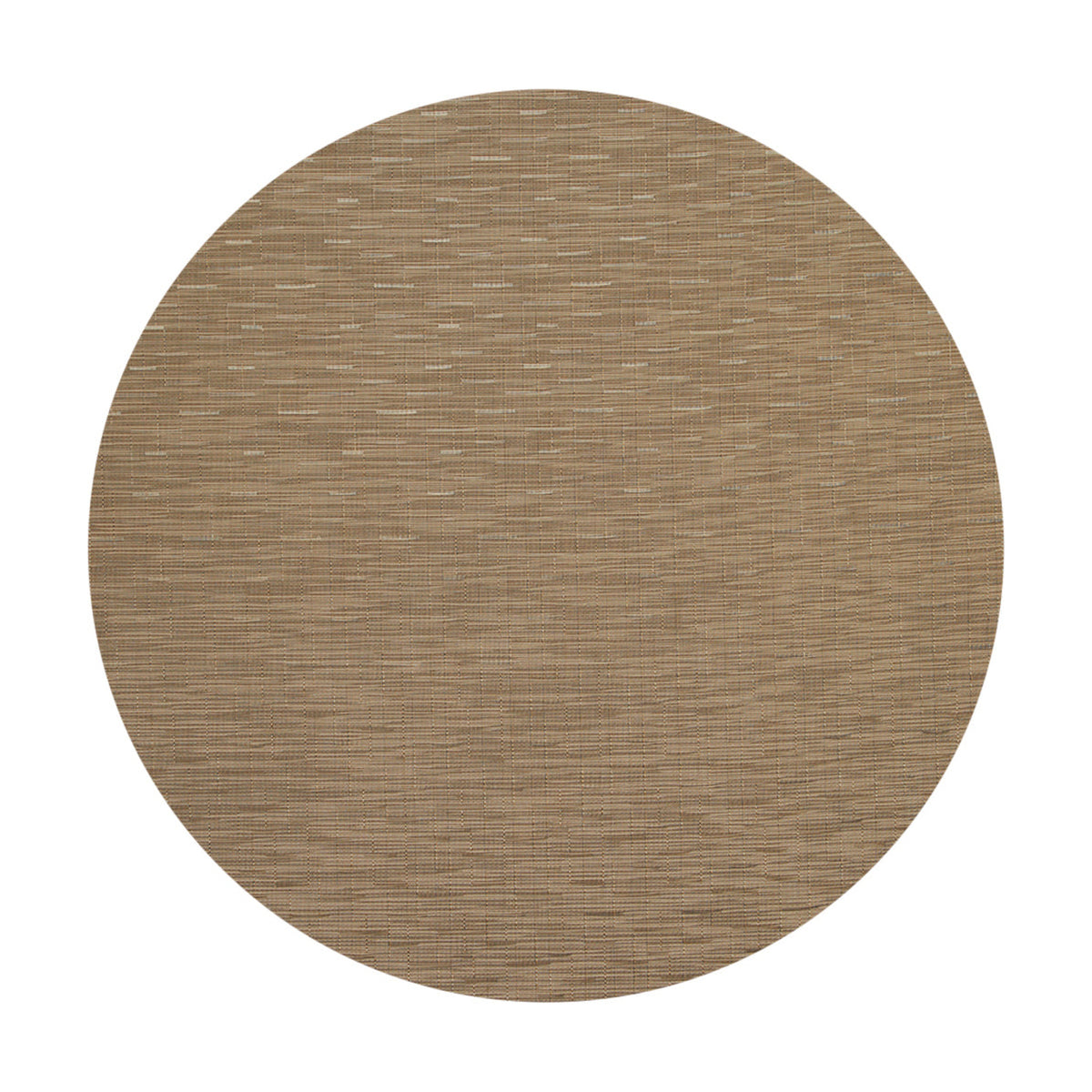 Bamboo / Camel woven floor mat by Chilewich, studio view