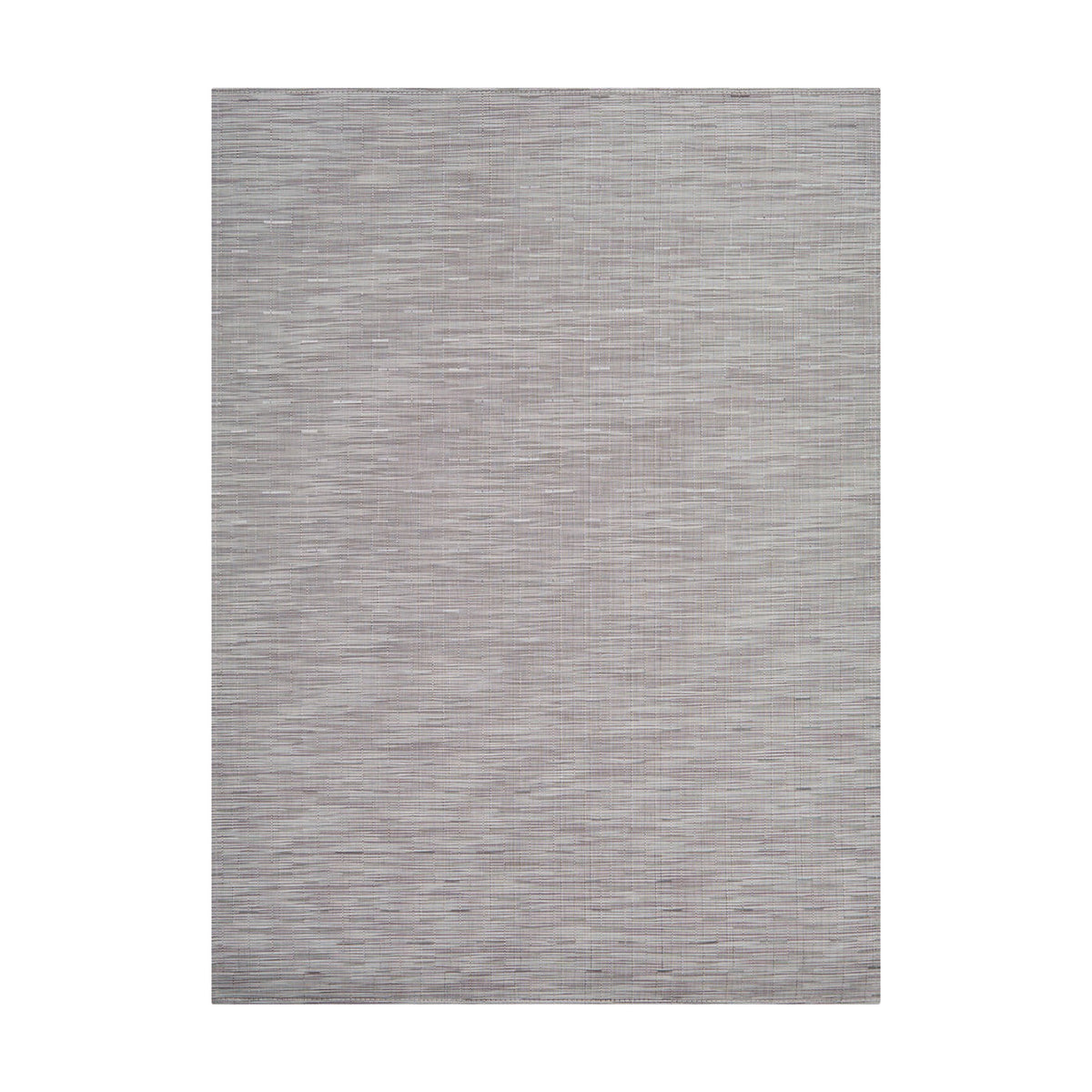 Bamboo / Chalk woven floor mat by Chilewich, studio view