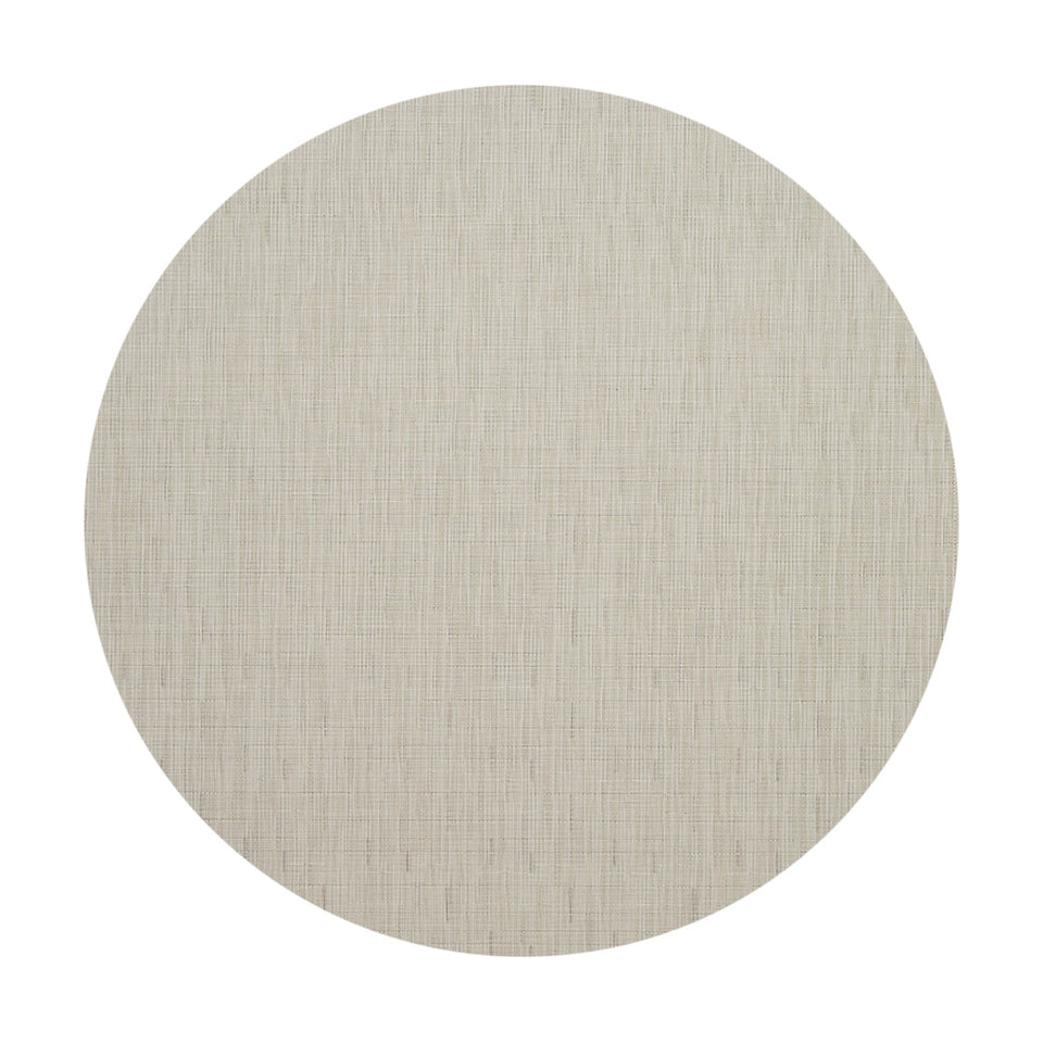 Bamboo / Chino woven floor mat by Chilewich, studio view