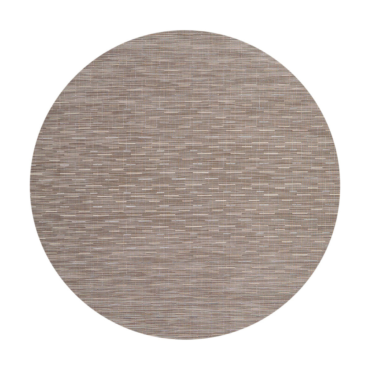 Bamboo / Dune woven floor mat by Chilewich, studio view