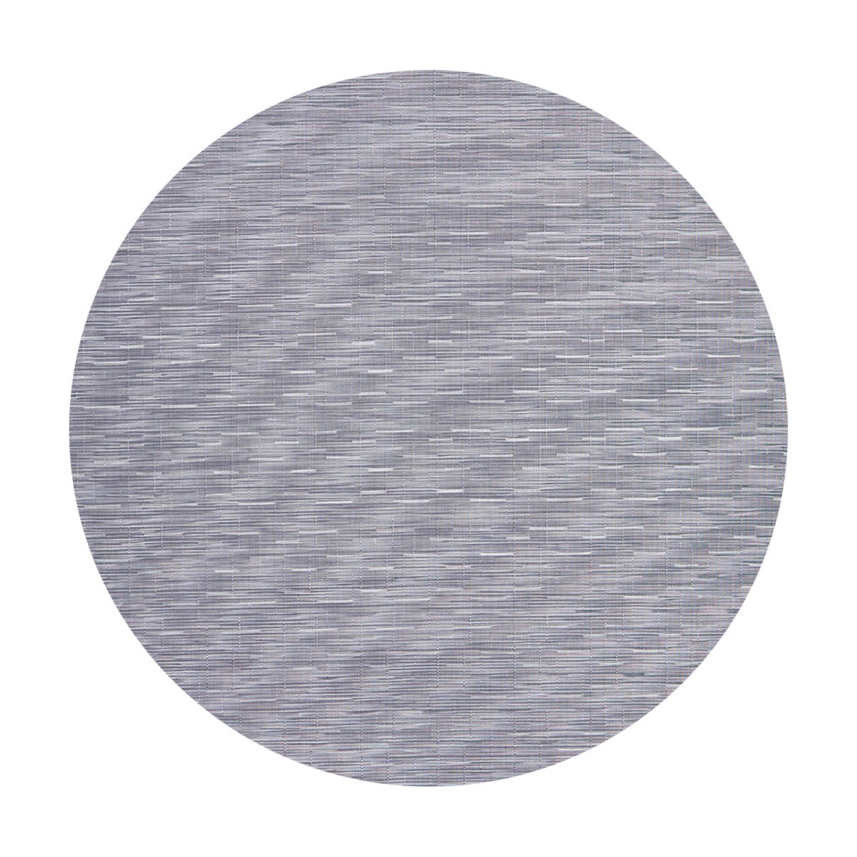 Bamboo / Fog woven floor mat by Chilewich, studio view