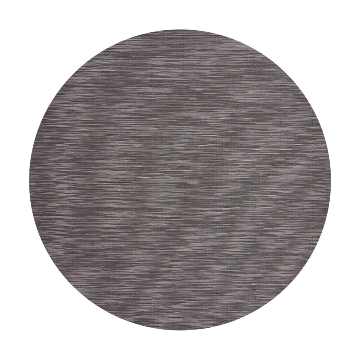 Bamboo / Grey Flannel woven floor mat by Chilewich, studio view