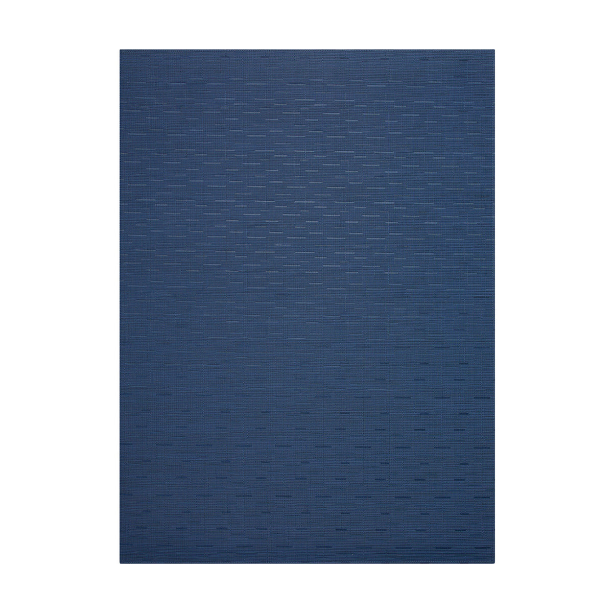 Bamboo / Lapis woven floor mat by Chilewich, studio view