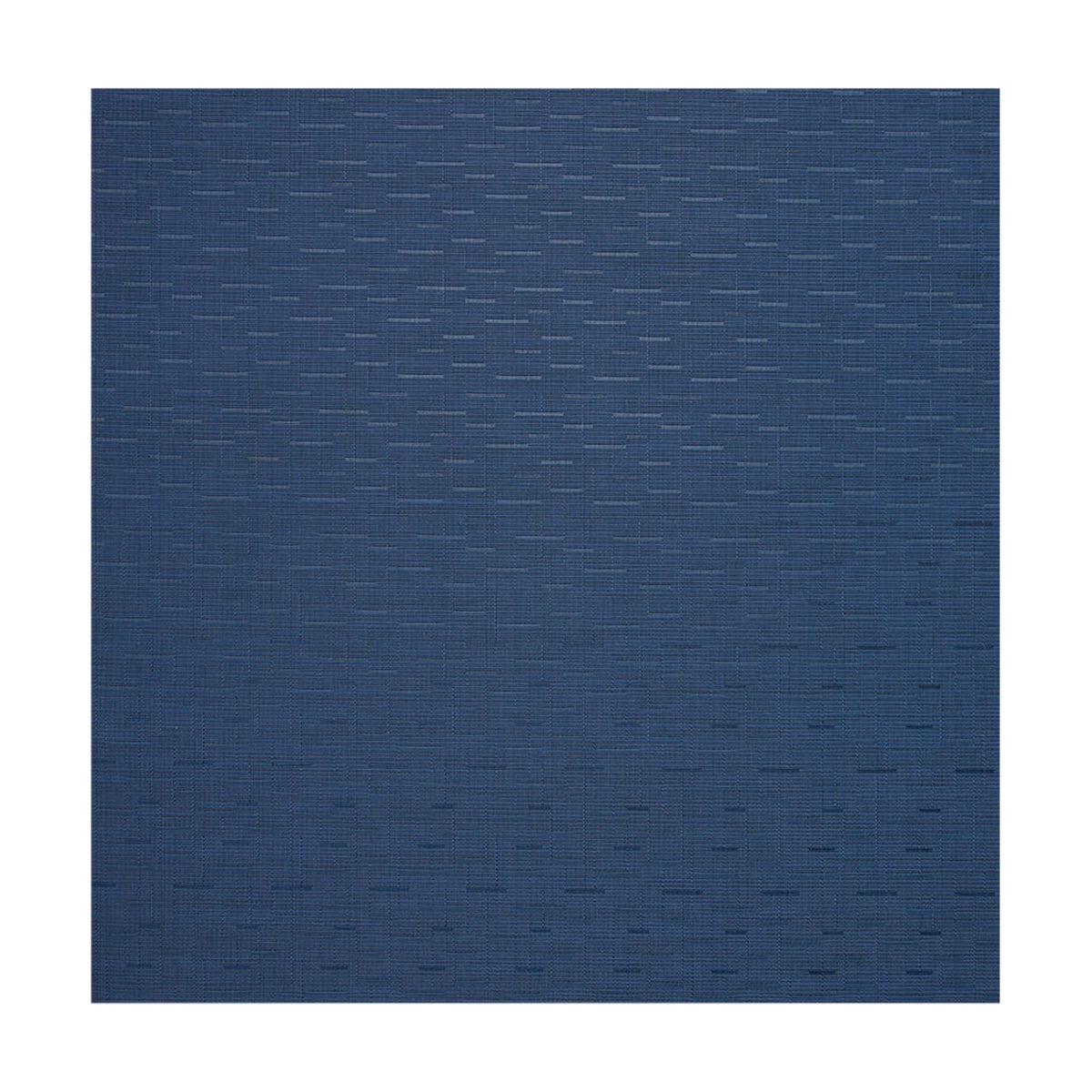 Bamboo / Lapis woven floor mat by Chilewich, studio view
