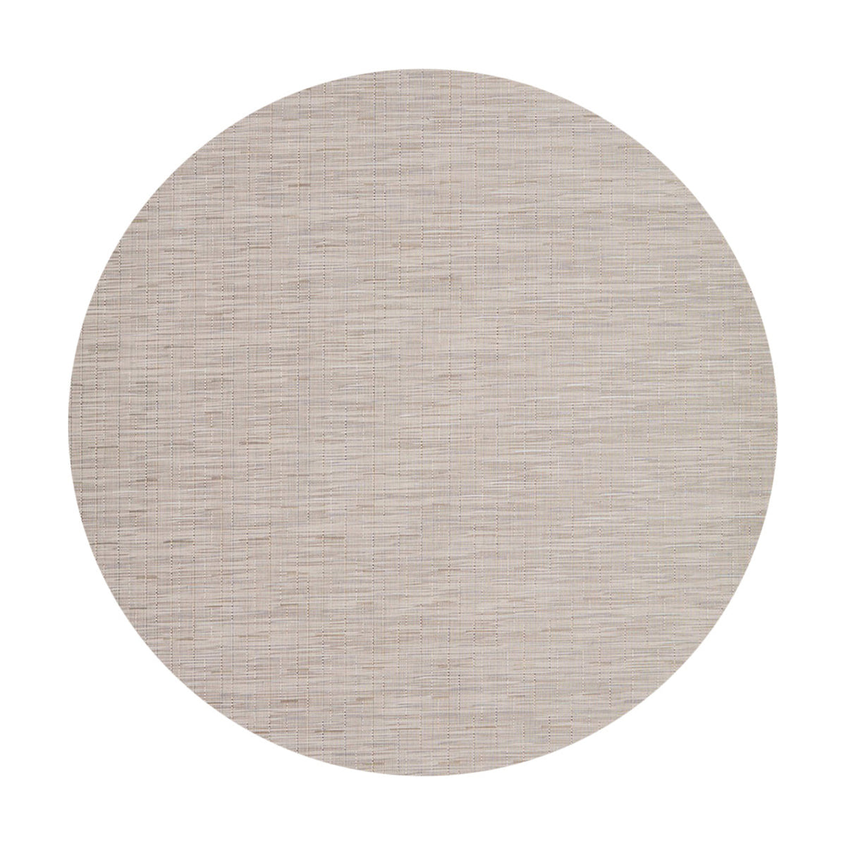 Bamboo / Oat woven floor mat by Chilewich, studio view