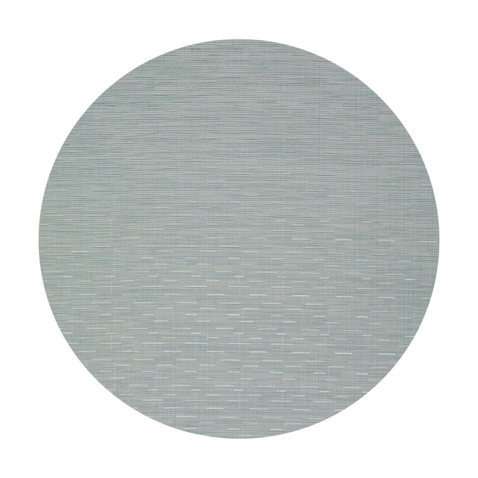 Bamboo / Seaglass woven floor mat by Chilewich, studio view