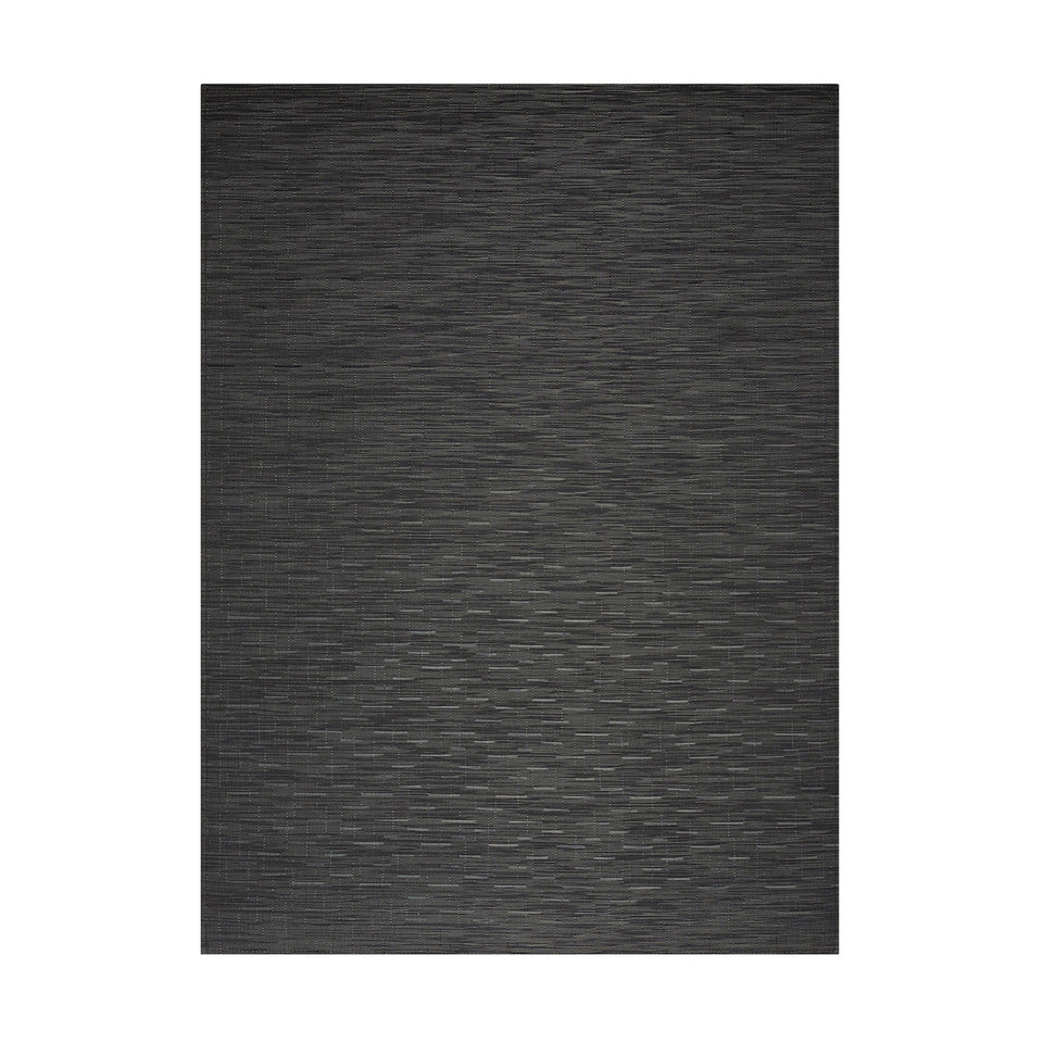 Bamboo / Smoke woven floor mat by Chilewich, studio view