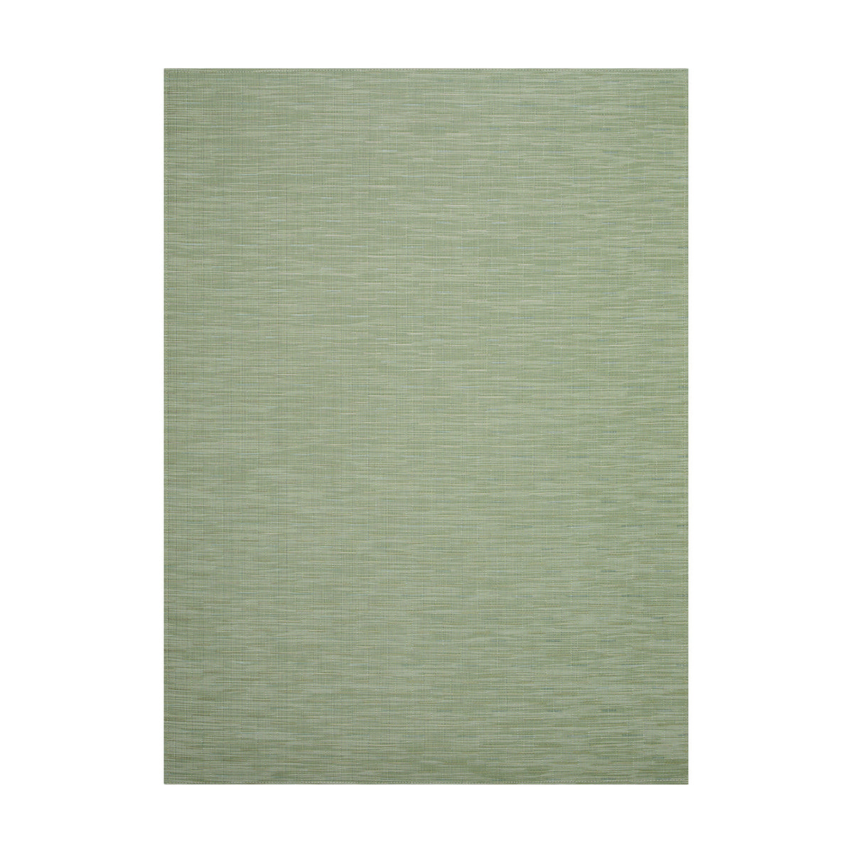 Bamboo / Spring Green woven floor mat by Chilewich, studio view