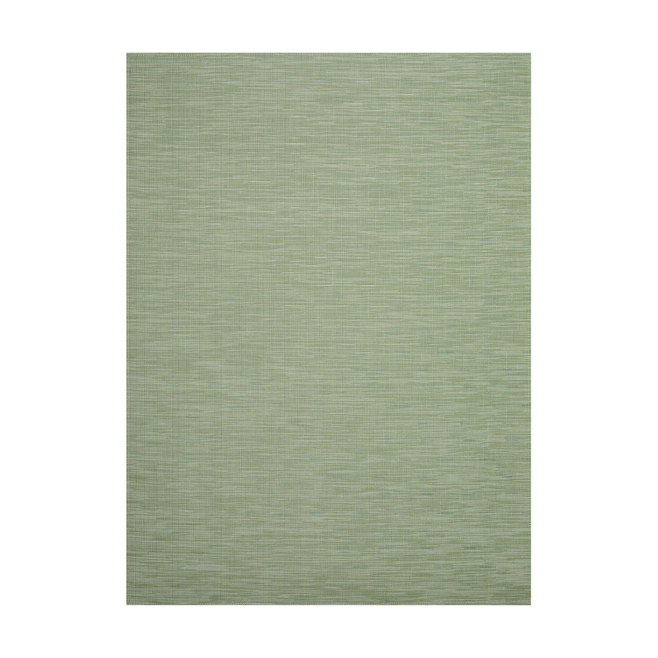 Bamboo / Spring Green woven floor mat by Chilewich, studio view