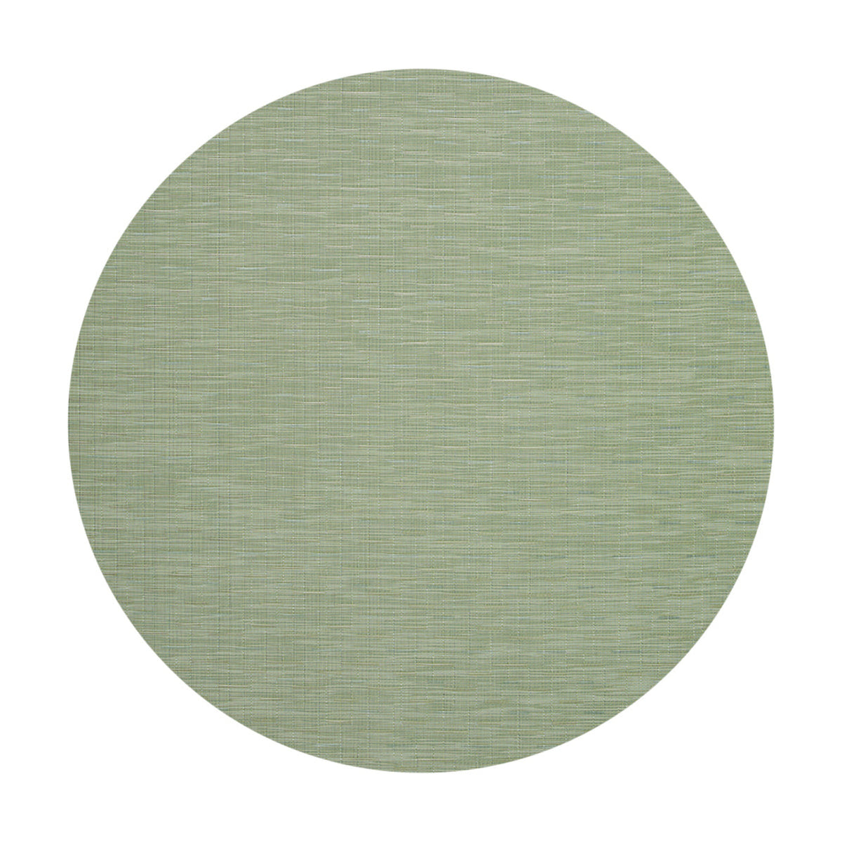 Bamboo / Spring Green woven floor mat by Chilewich, studio view