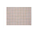 Chilewich Basketweave rectangle placemat in Begonia, viewed from above on a white background