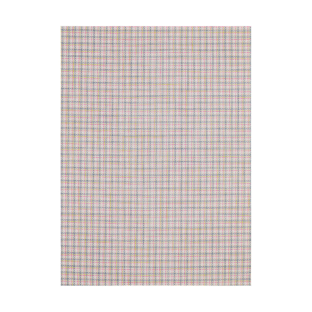 Basketweave / Begonia woven floor mat by Chilewich, studio view