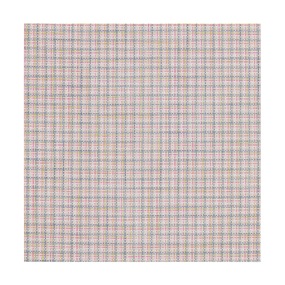 Basketweave / Begonia woven floor mat by Chilewich, studio view