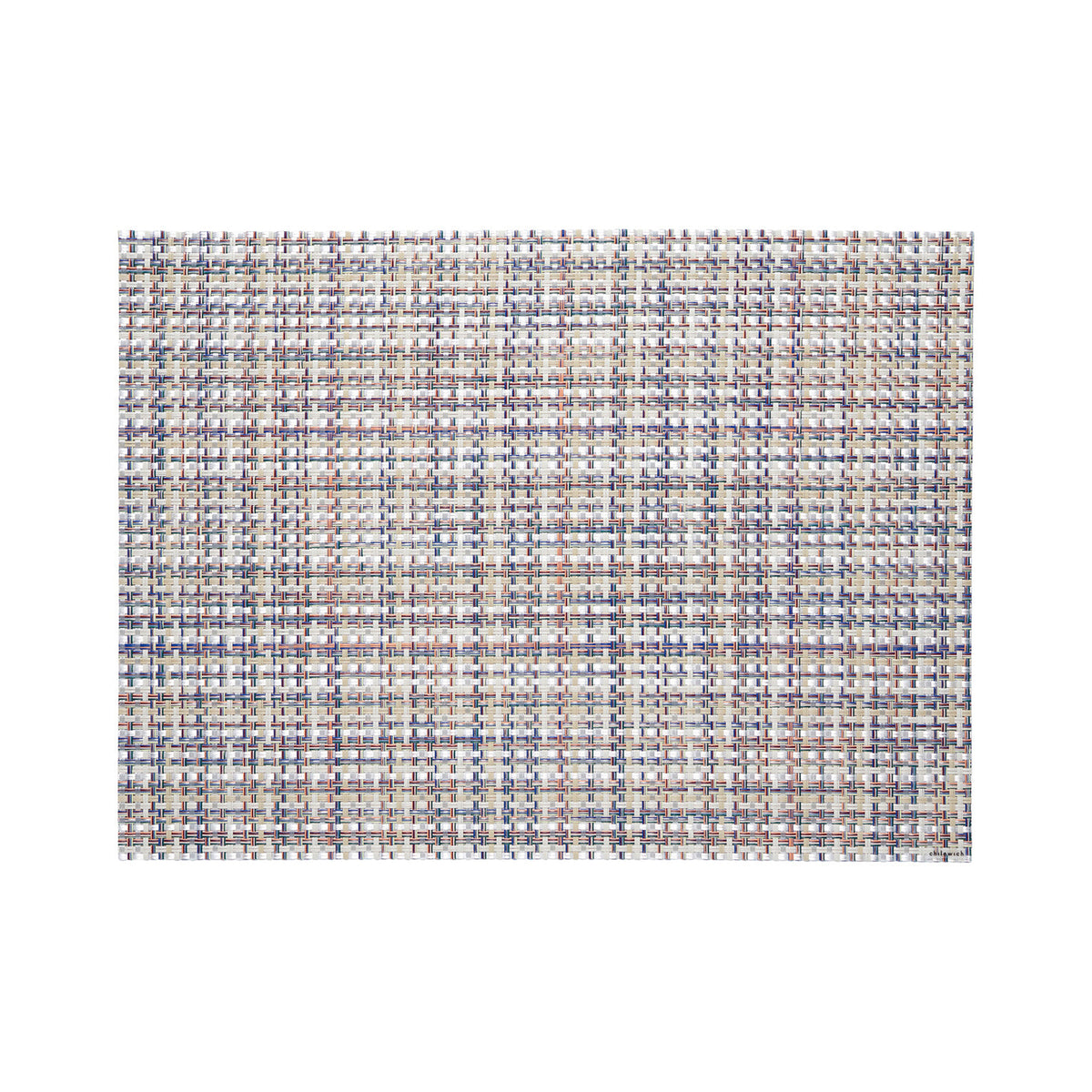 Chilewich Basketweave in Bon Bon, rectangle on a white background