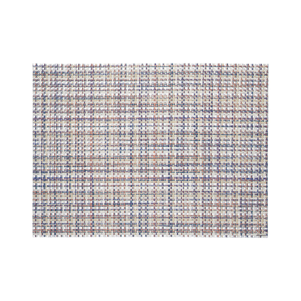 Chilewich Basketweave in Bon Bon, rectangle on a white background