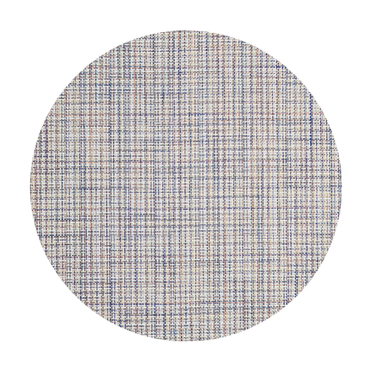 Basketweave / Bon Bon woven floor mat by Chilewich, studio view