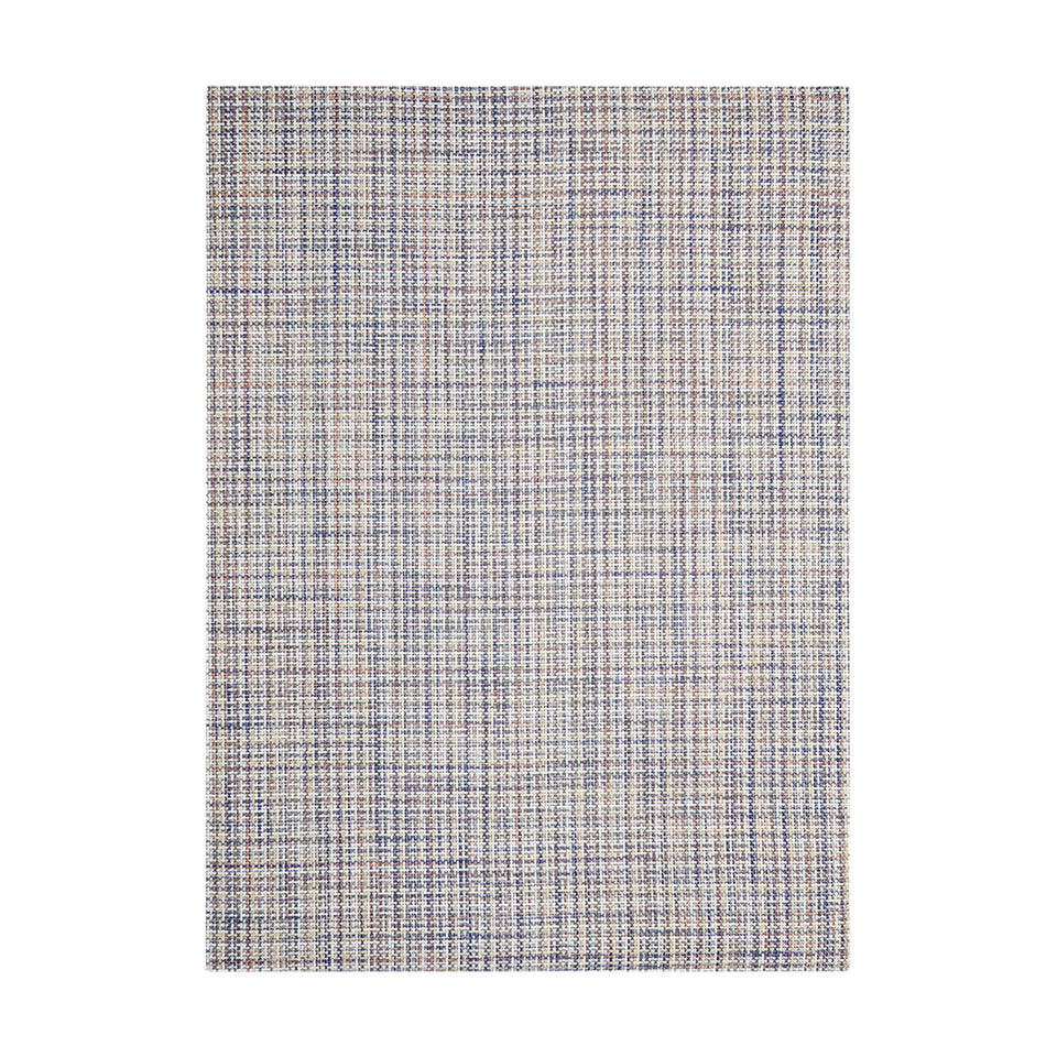 Basketweave / Bon Bon woven floor mat by Chilewich, studio view