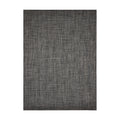 Basketweave / Carbon woven floor mat by Chilewich, studio view