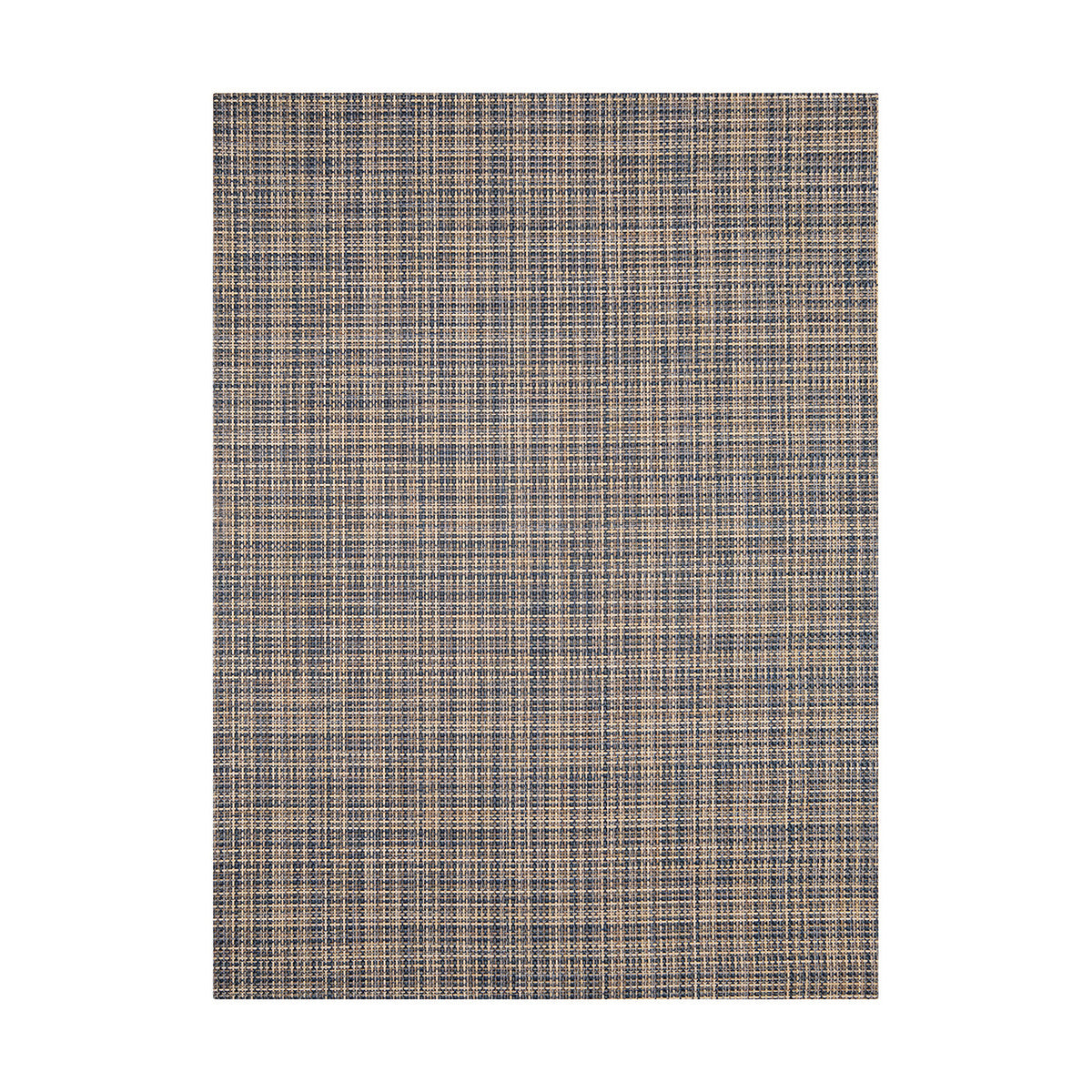 Basketweave / Coast woven floor mat by Chilewich, studio view