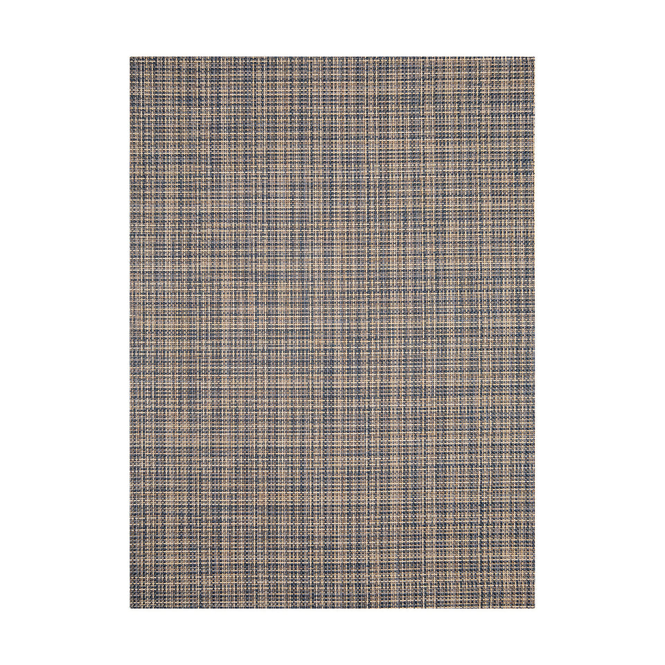 Basketweave / Coast woven floor mat by Chilewich, studio view