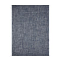 Basketweave / Denim woven floor mat by Chilewich, studio view