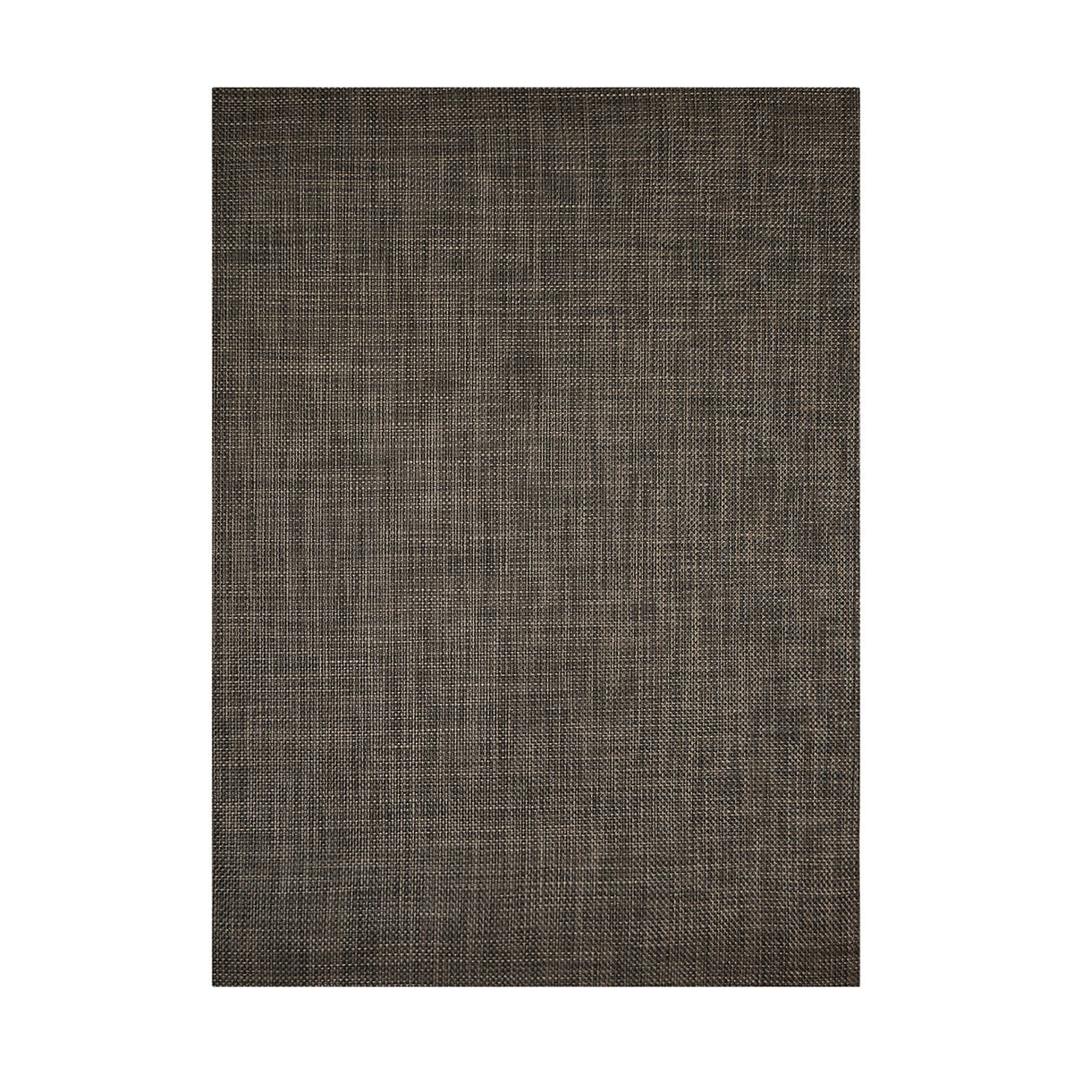 Basketweave / Earth woven floor mat by Chilewich, studio view
