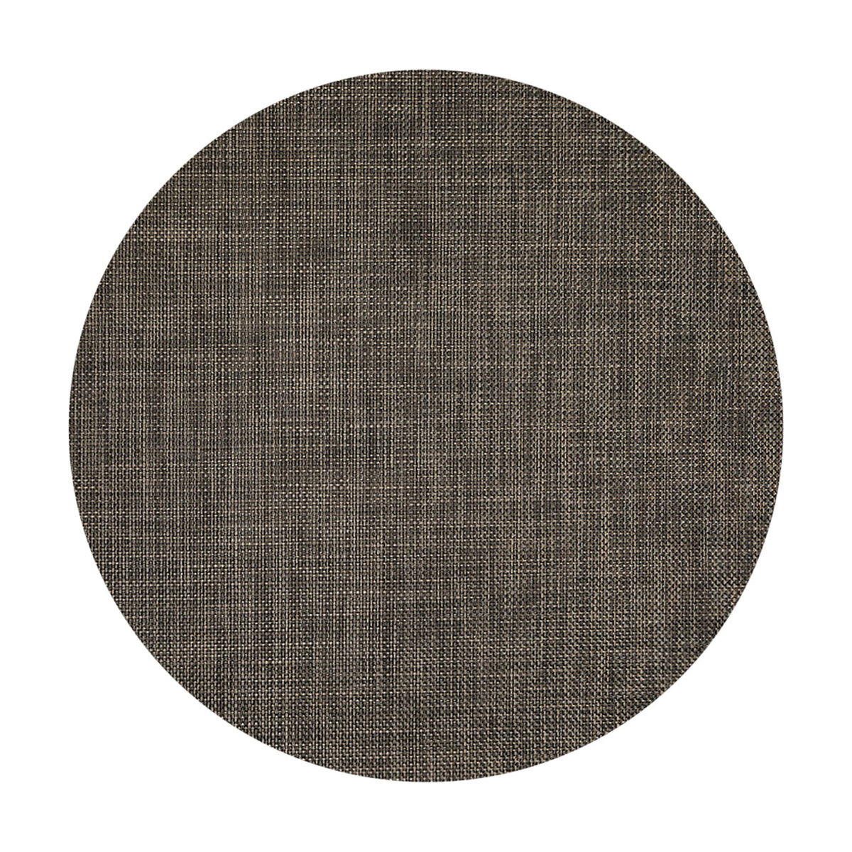 Basketweave / Earth woven floor mat by Chilewich, studio view
