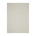 Basketweave / Khaki woven floor mat by Chilewich, studio view