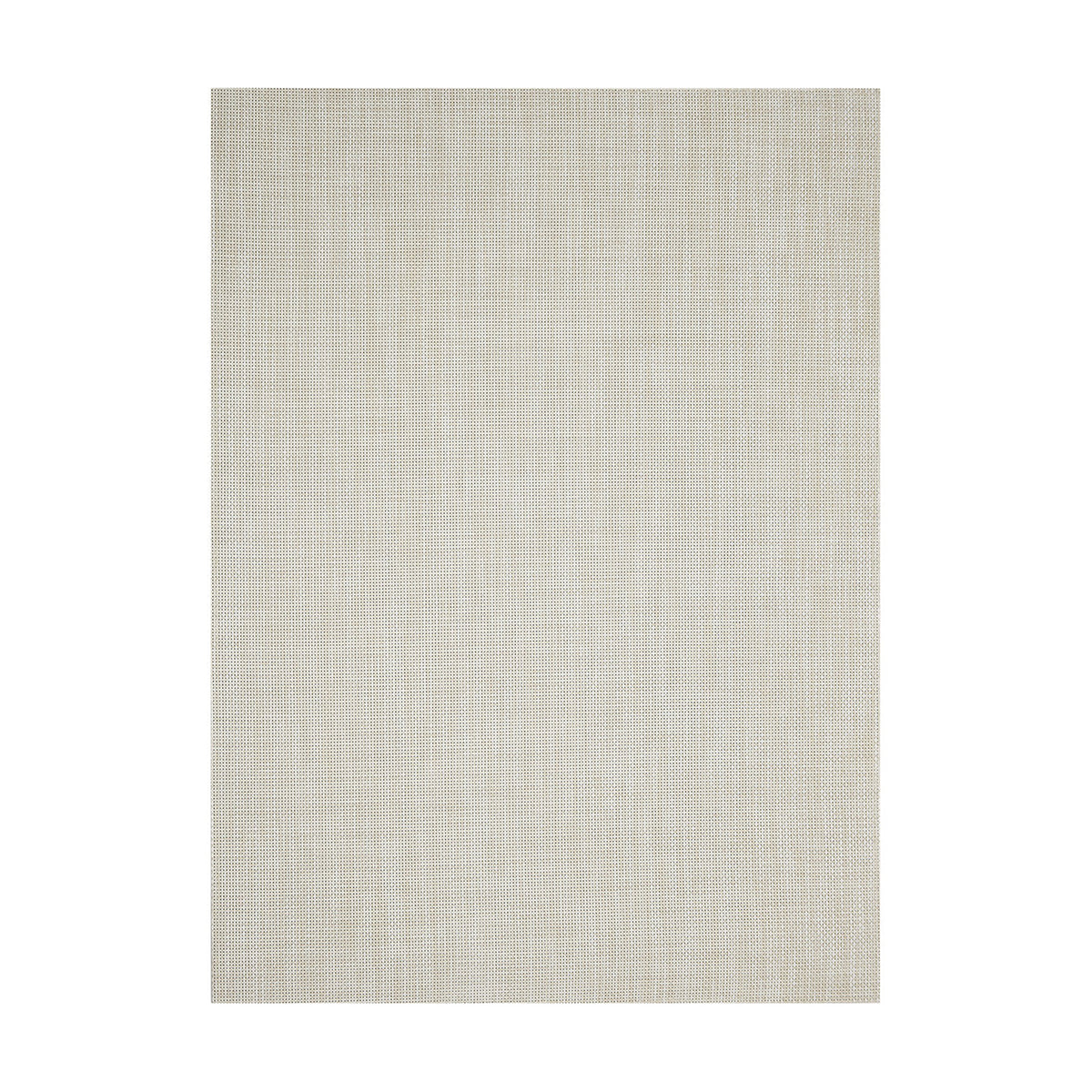 Basketweave / Khaki woven floor mat by Chilewich, studio view