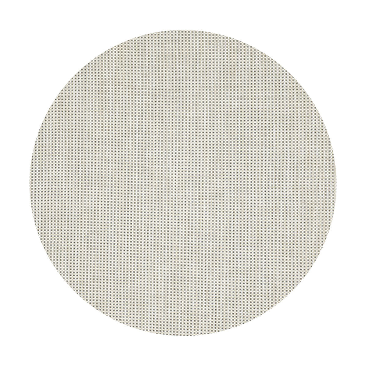 Basketweave / Khaki woven floor mat by Chilewich, studio view