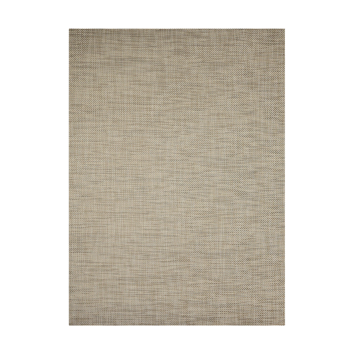 Basketweave / Latte woven floor mat by Chilewich, studio view