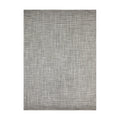 Basketweave / Oyster woven floor mat by Chilewich, studio view
