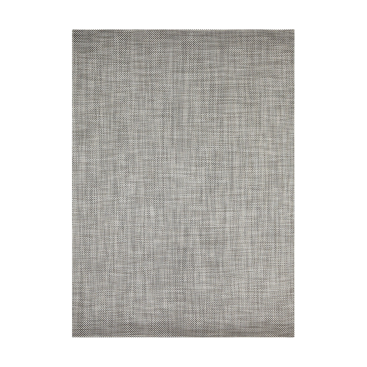 Basketweave / Oyster woven floor mat by Chilewich, studio view