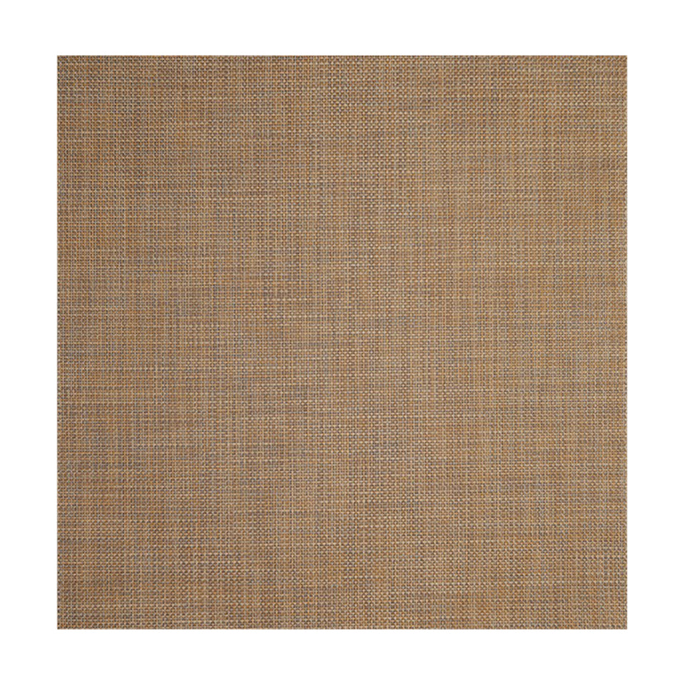 Basketweave / Teak woven floor mat by Chilewich, studio view