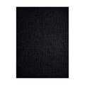 Bouclé / Noir woven floor mat by Chilewich, studio view