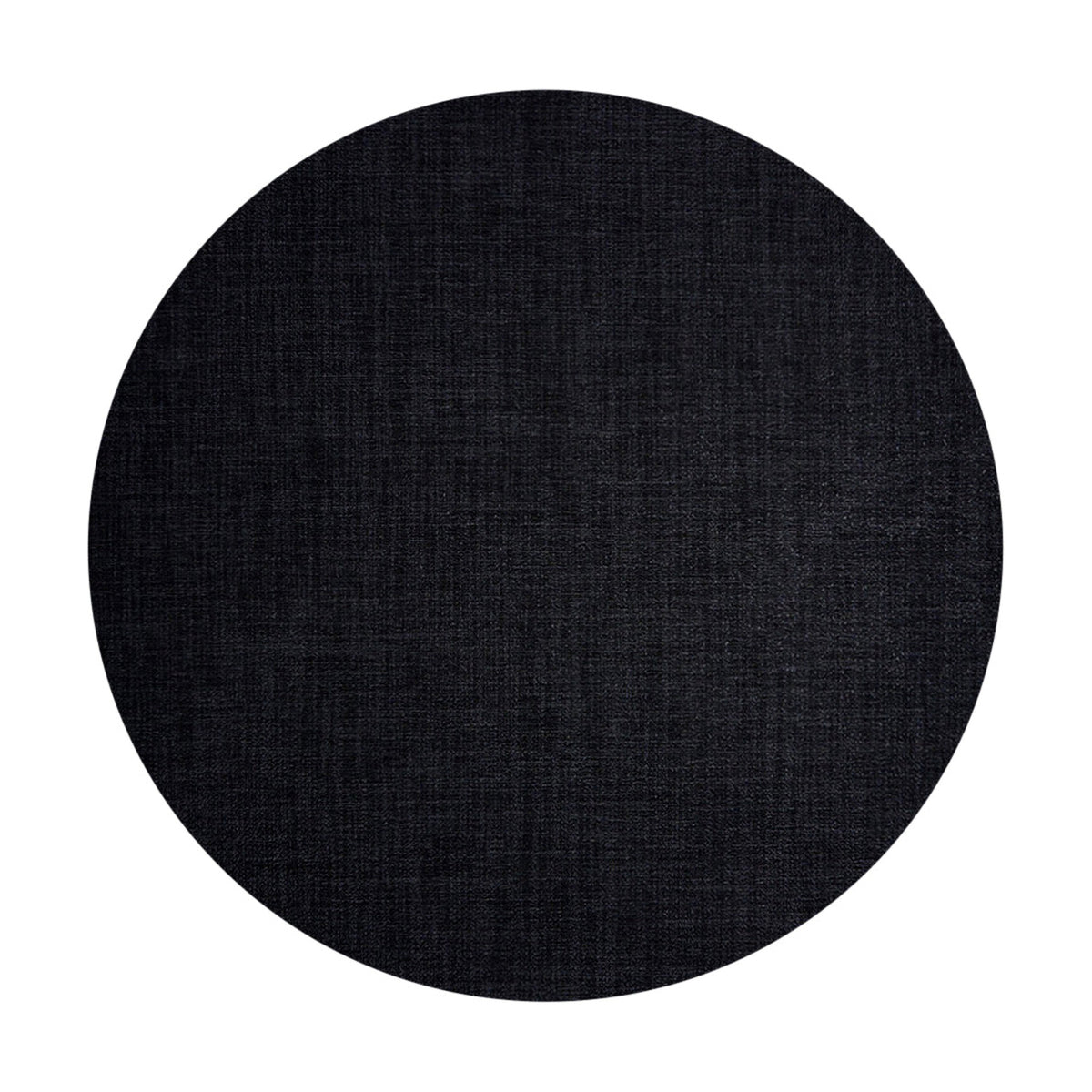 Bouclé / Noir woven floor mat by Chilewich, studio view