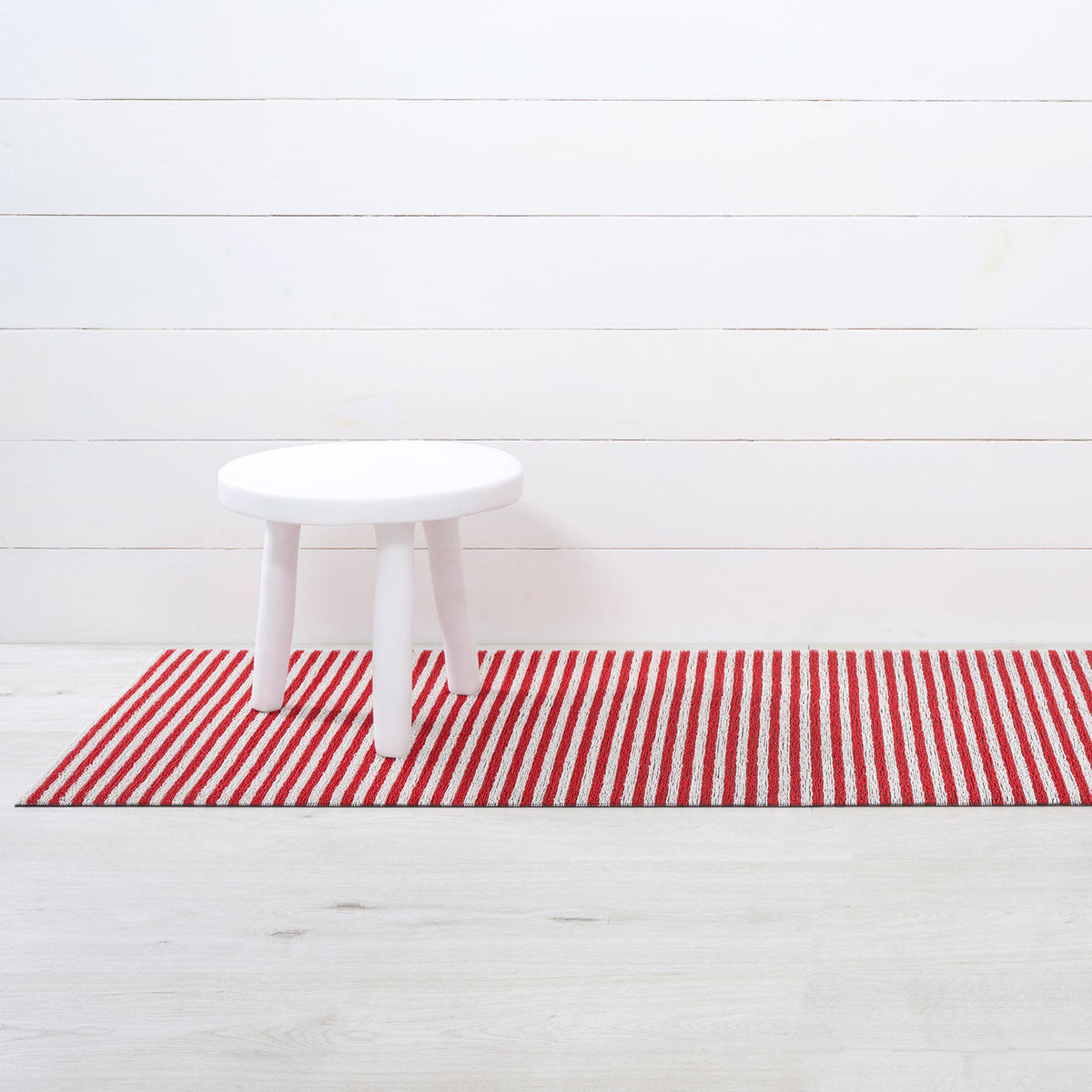Candy Breton Stripe Shag Mat by Chilewich — Runner 24"x72"