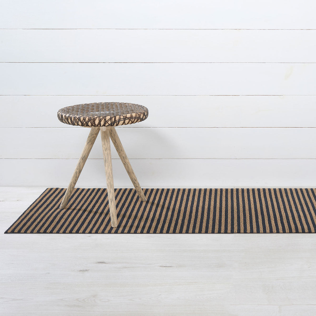 Coast Breton Stripe Shag Mat by Chilewich — Runner 24"x72"