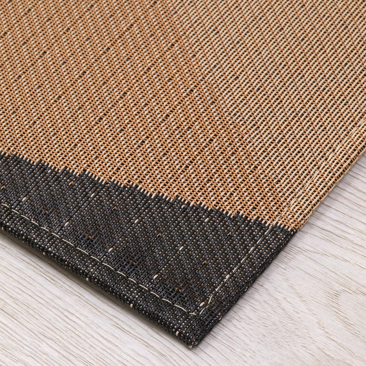Canopy / Honey woven floor mat by Chilewich, interior setting
