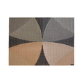 Chilewich Canopy rectangle placemat in Honey, viewed from above on a white background