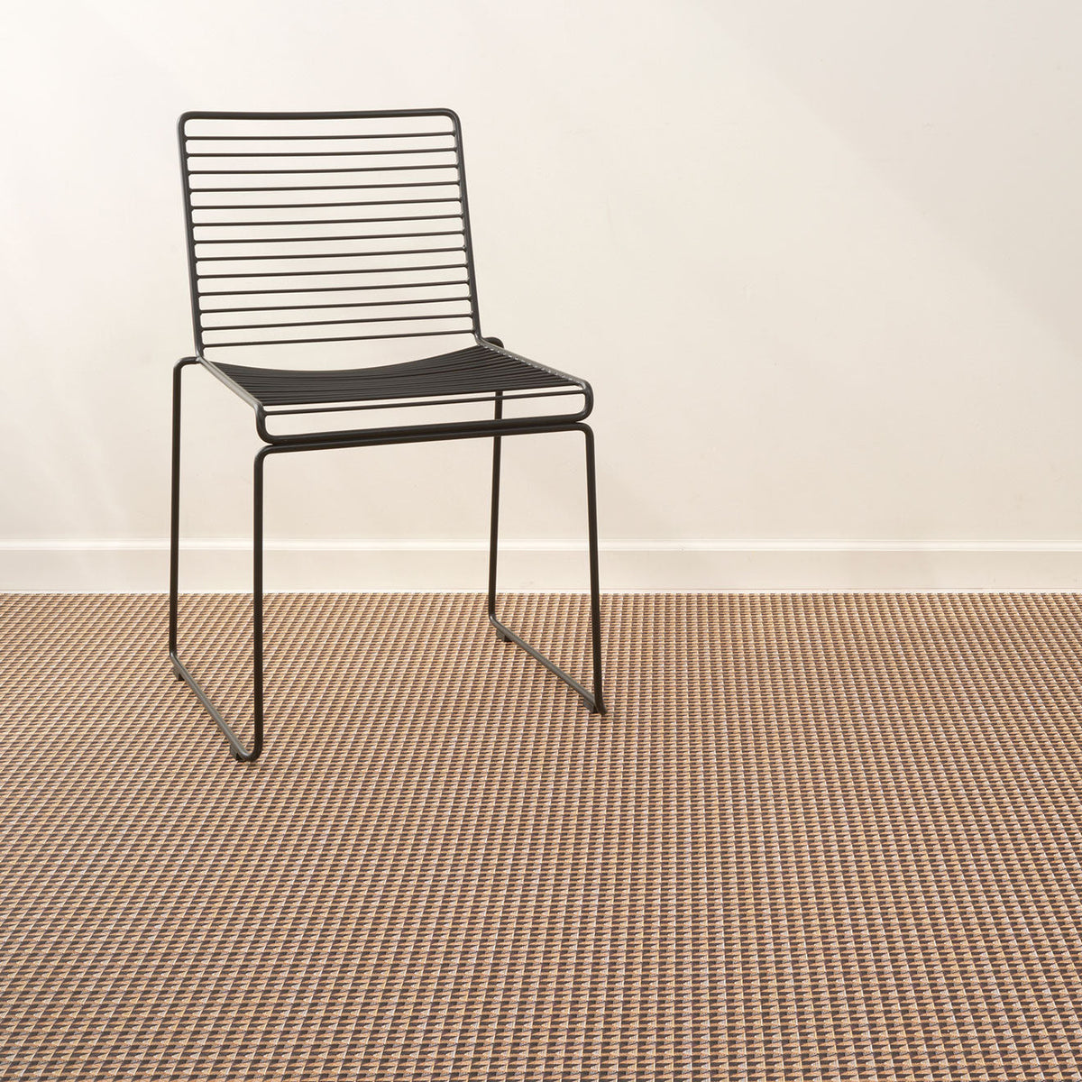 Crane / Honey woven floor mat by Chilewich, interior setting